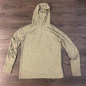 Nike dri fit long sleeve pullover with hood